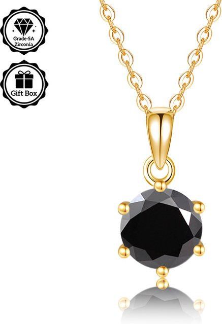 LAMVOICE Halskette, Zirkonia, Gold, Damen - Bild 1
