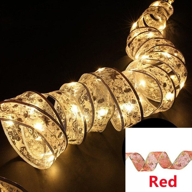 OuuZuu RGB LED-Lichterkette aus Kupferdraht in Multicolor und Weiß für Weihnachtsdekoration und Heimdekoration - Bild 1