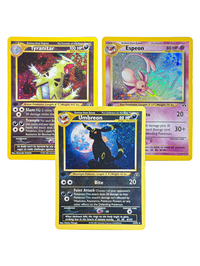 Bandai Vintage PKM TCG Neo Discovery N2 Holo Proxy-Karten, 14-teiliges Set - Bild 4