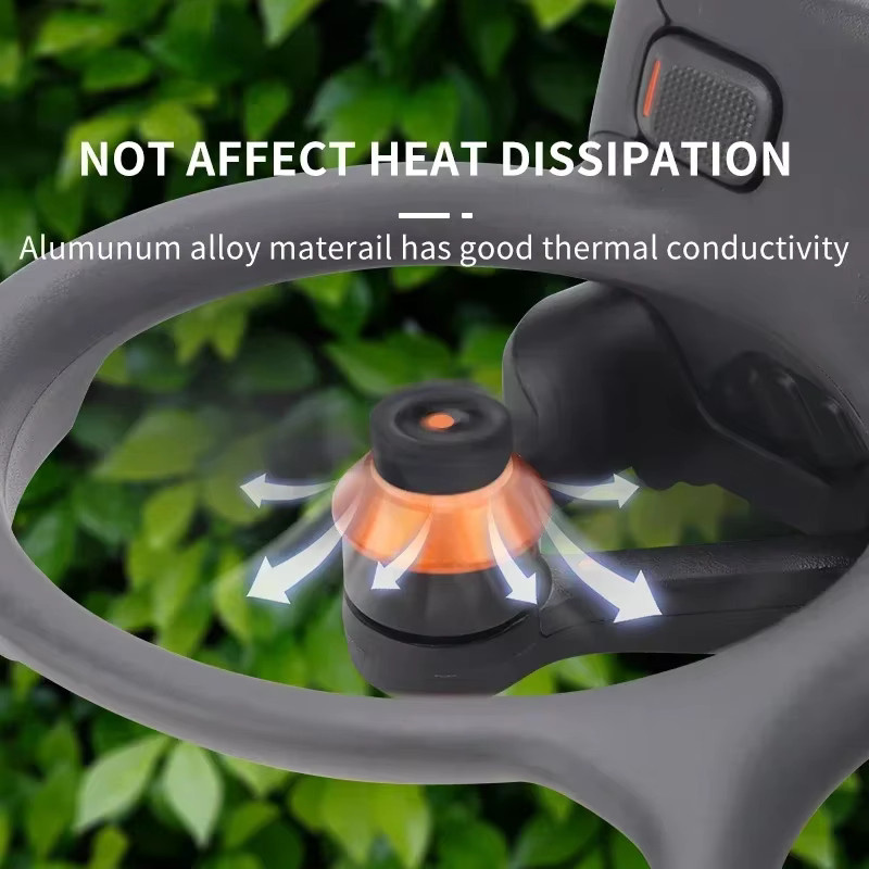 DJI Motorabdeckkappe für Avata 2 Drohne aus Aluminiumlegierung in Orange zum Schutz vor Staub und Kratzern - Bild 3