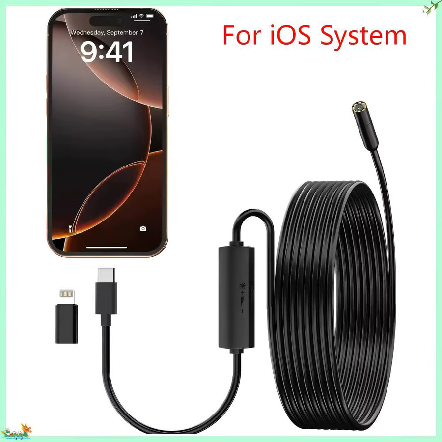 JCWHCAM HD 960P iOS-Endoskopkamera in Schwarz für iOS-Systeme - Bild 2
