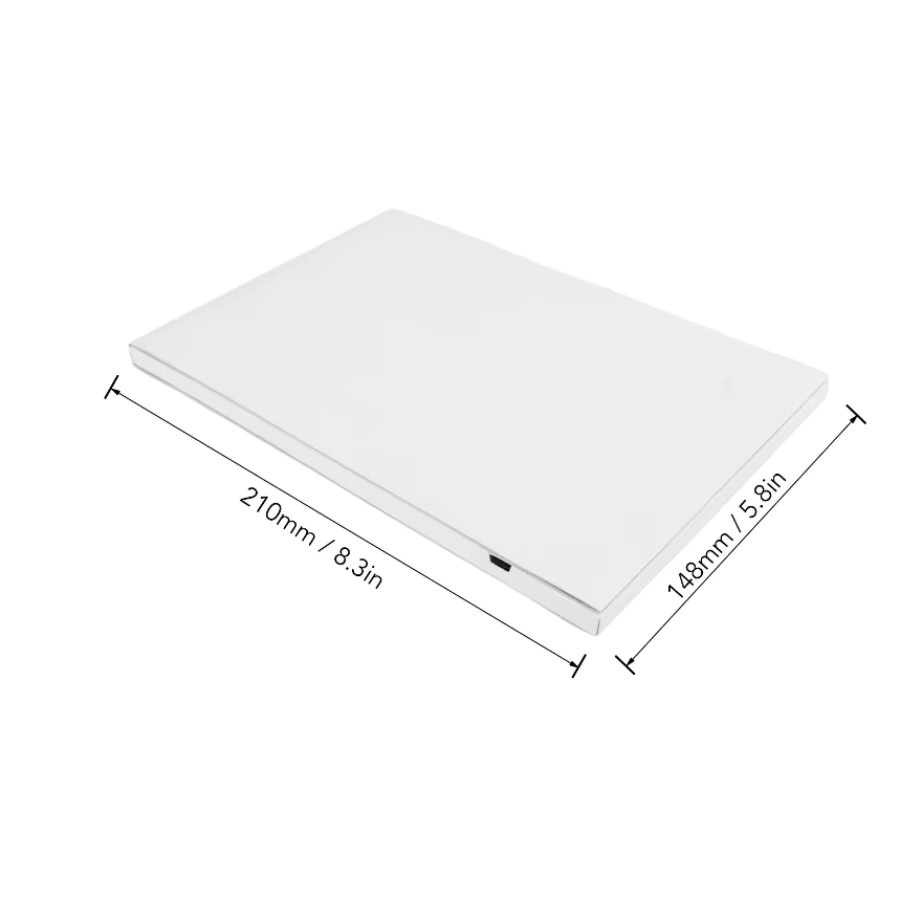 Zoeydam Videobook-Karte mit 7 Zoll LCD-Display, 4 GB Speicher, Weiß, Musik-Grußkarte für Fotos und Videos als Geschenk oder Hochzeitseinladung - Bild 3