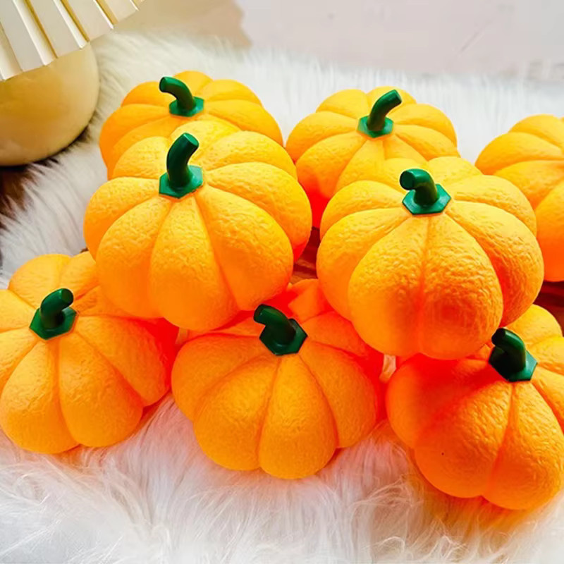 Kreative Halloween Kürbis Nachtlicht Dekoration in Orange für Schlafzimmer und Schlafsaal - Bild 2