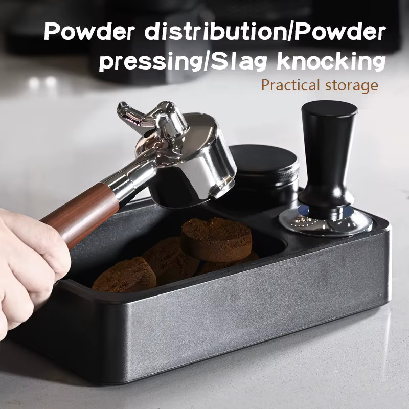 Kacacao Espresso Tamper Matte aus ABS für Siebträger und Barista-Zubehör in Schwarz oder Weiß - Bild 4
