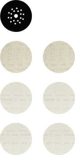 Bosch Expert Schleifnetz-Set M480 für Trockenbauschleifer mit Körnung 80, 120, 180 und Schleiftellerschonern, Durchmesser: 225 mm - Bild 1
