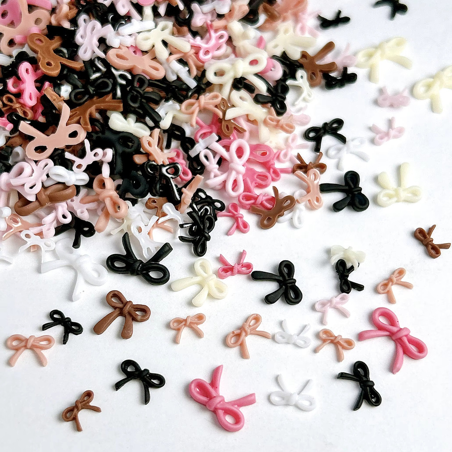Nagel Charms Bowknots Harz, Light Pink-03, 50 Stück, Glänzend - Bild 2