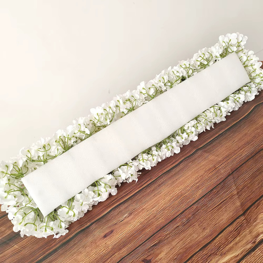 ChangYiMei Künstliches Blumenarrangement in Weiß für Hochzeiten und Tischdekoration - Bild 2