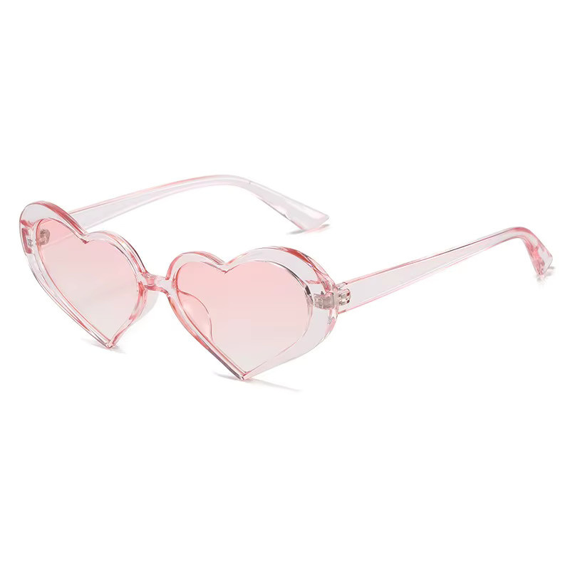 Glazzy Sonnenbrille Herzform, pink, Kunststoff, Kids, Vollrand - Bild 3