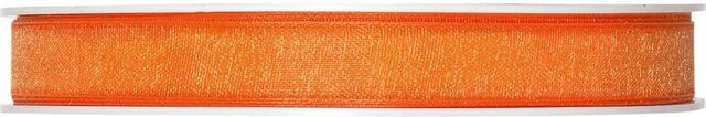 Halbach Organzaband Rolle in Orange, Breite: 10 mm, Länge: 10 m - Bild 1
