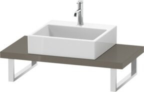Duravit Konsole Compact L-Cube in Weiß, B/T: 80 x 48 cm - Bild 1