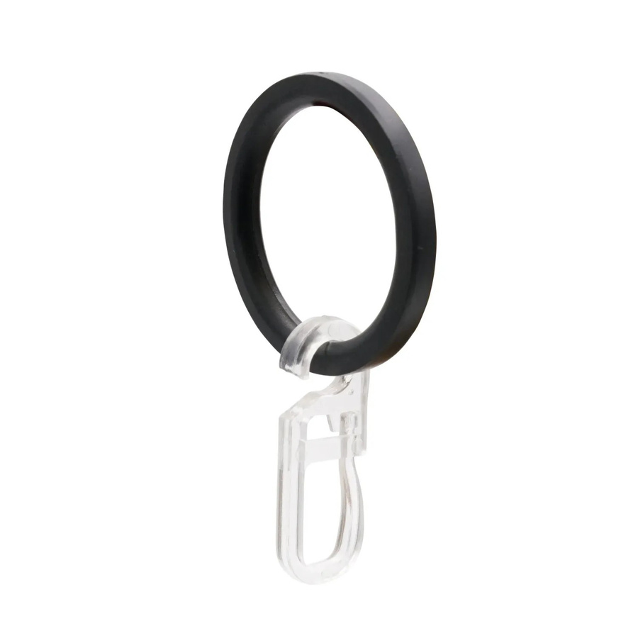 mydeco Ersatzringe aus Metall für Gardinenstangen Ø16-19mm, 10 Stück, Durchmesser: 33 mm, Schwarz - Bild 2