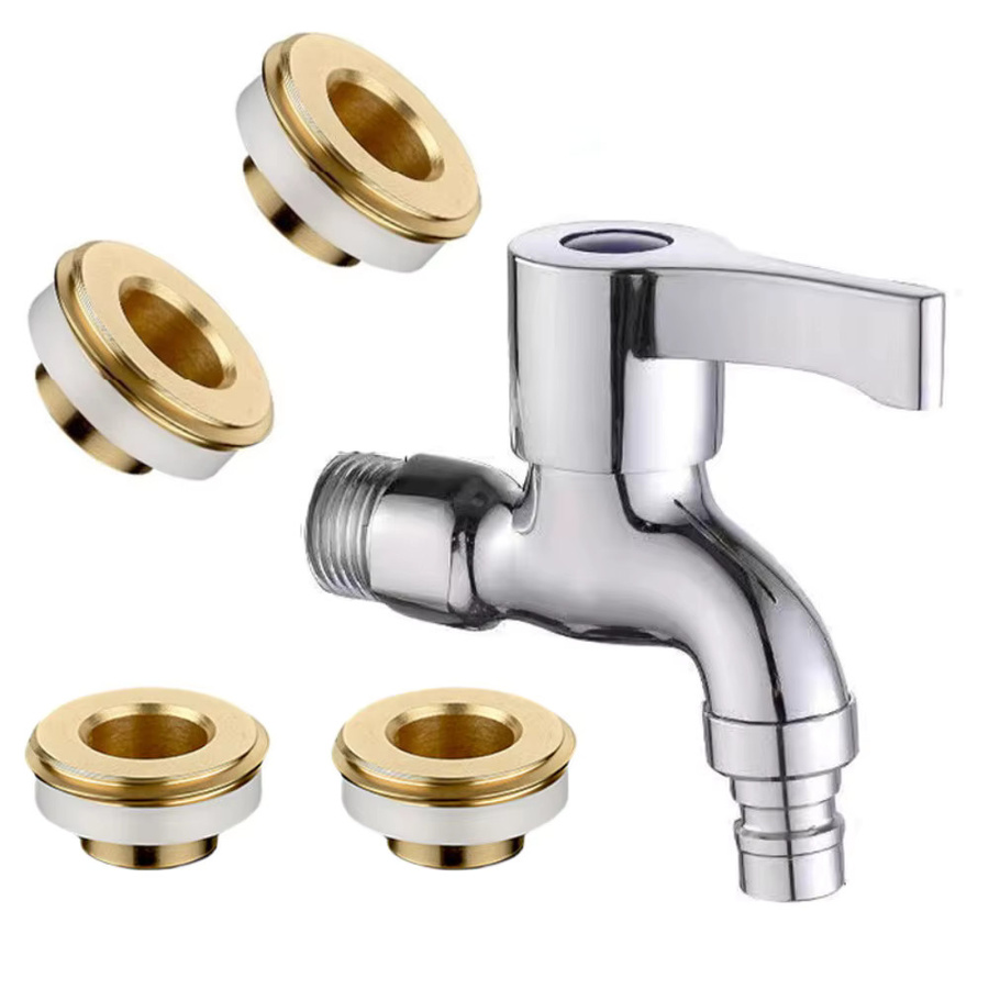 10-teiliges Set aus Kupfer-Dichtscheiben in Gold für die Armaturen-Installation zur Schnellmontage von Innen- und Außenarmaturen - Bild 4