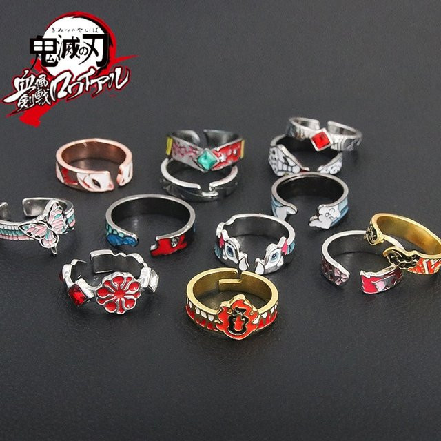 Bandai Ring Demon Slayer, Silber, Metall, Unisex - Bild 1