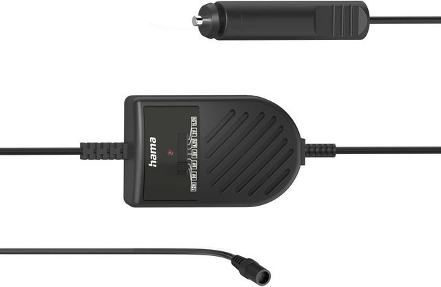 Hama Kfz-Netzteil Schwarz, einstellbar, 36W, max. 12V, 3000mA mit 8 Adaptern - Bild 1
