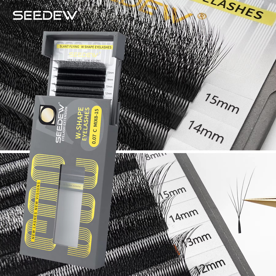 SEEDEW Fox 5D W-förmige Wimpernverlängerung Cat Eye Volume - Bild 4