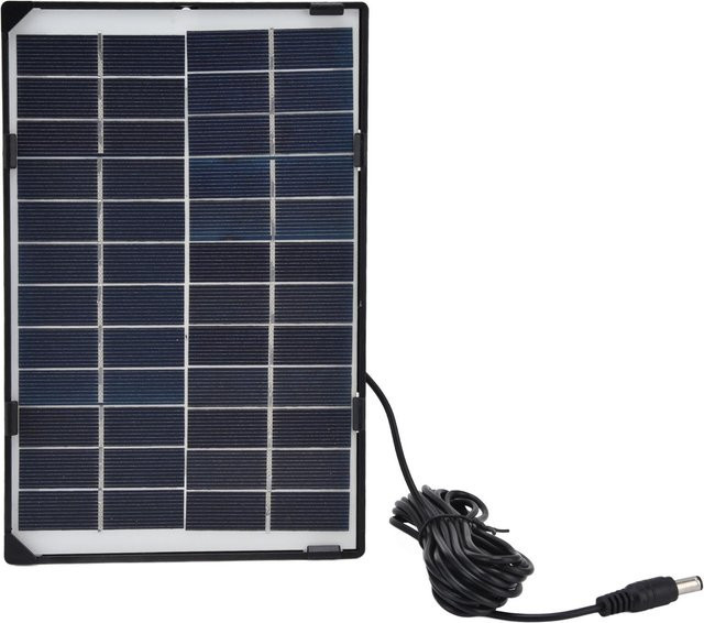 CosyHome DC5521 Solarmodul 12V 6W Polysilizium DIY Solarladegerät für Tablet und Lampe in Grau - Bild 1
