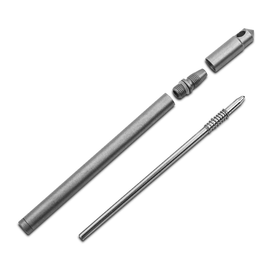 Taktischer Mini Kugelschreiber aus Titan-Legierung als EDC Multi-Funktions-Werkzeug zur Selbstverteidigung - Bild 2