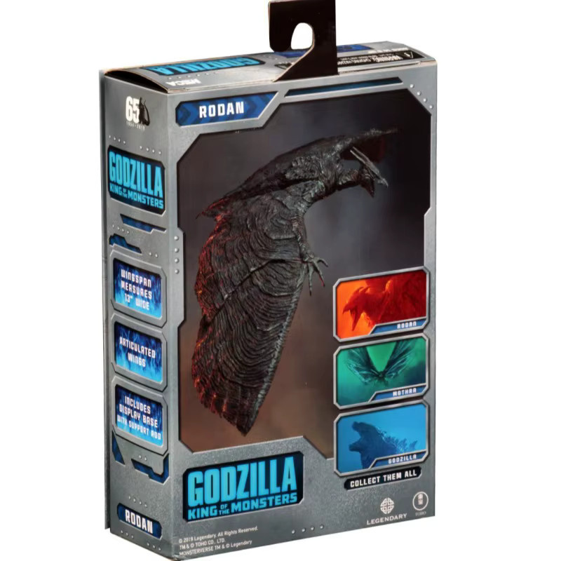 Bandai Godzilla Mothra Rodan Dinosaurier, Film-Anime-Figuren, PVC-Modell Spielzeug, Kunststoff - Bild 4