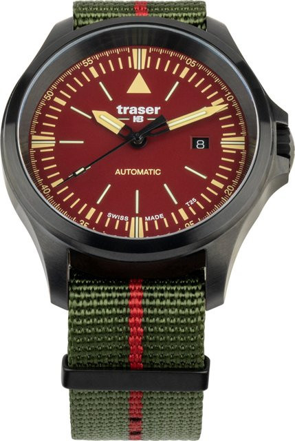 Traser P67 Officer Automatik Herrenuhr, Edelstahl, 45 mm, Textil/NATO, 10 ATM - Bild 1