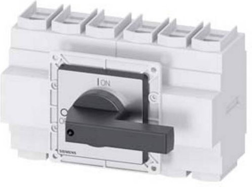 Siemens Lasttrennschalter Schwarz 6polig 250A 690 V/AC 185mm² 3LD24053VK11 - Bild 1