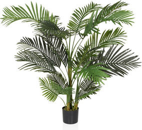 hjh OFFICE Kunstpflanze Areca II Goldfruchtpalme aus Kunststoff in Grün, Höhe: 150 cm - Bild 1