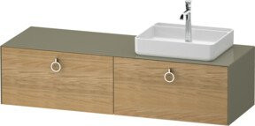 Duravit Waschtischunterschrank White Tulip in White, B/T: 160 x 55 cm - Bild 1