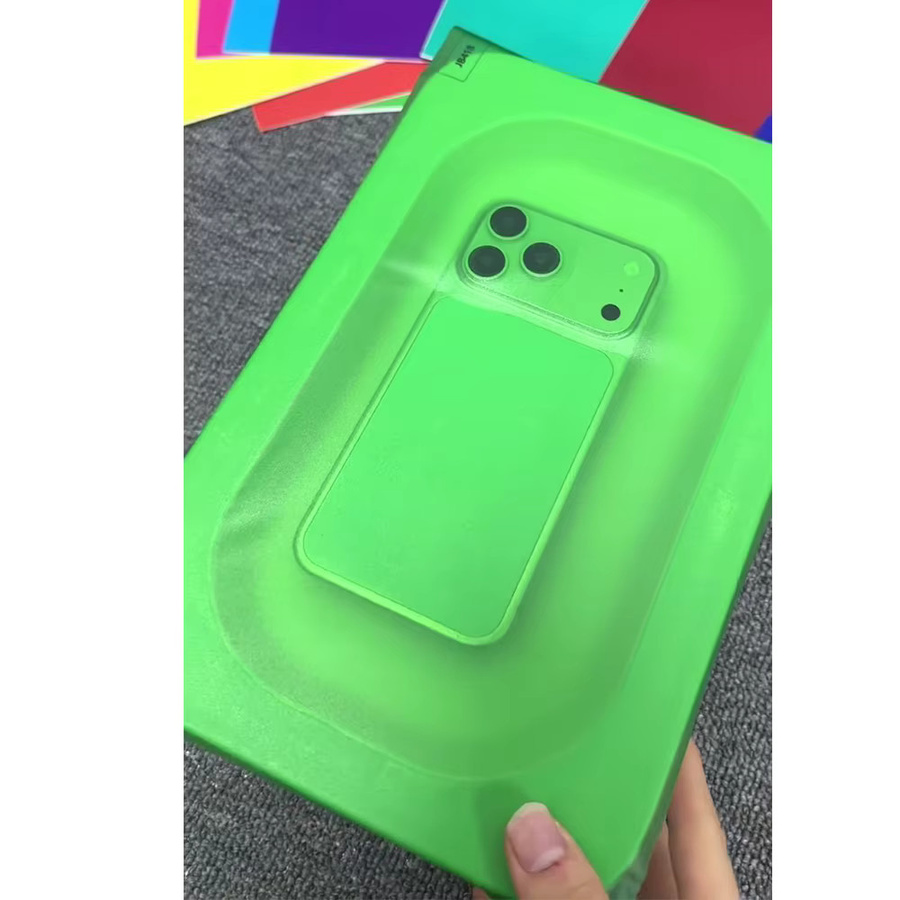 FONLYU 50 Stück Vakuumbeschichtungs-Farbwechselfolie für iPhone 17 Pro Max, Multicolor, Vollflächige Schrumpffolie für Beschichtungsmaschinen - Bild 6