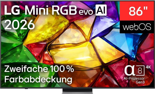 LG Mini RGB evo TV 86MRGB88B9B 4K UHD Mini LED Smart TV Multicolor mit Wi-Fi und Bluetooth - Bild 1