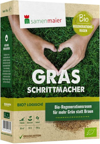 SAMEN MAIER BioRegenerationsrasen Grasschrittmacher Bio-Qualität Rasensamen - Bild 1