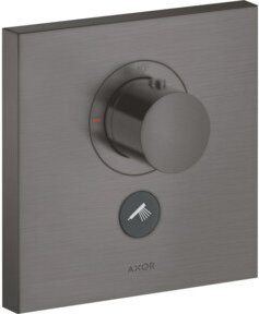 Hansgrohe ShowerSelect HF UP-THM Duschset mit Thermostat und einer zusätzlichen Abgang in eckiger Ausführung, Farbe Brushed Brass - Bild 1