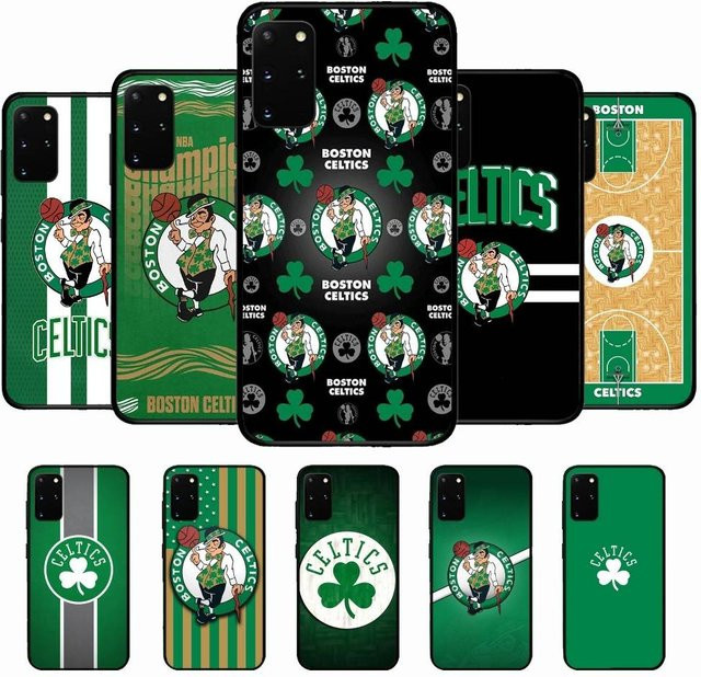 Boston Celtics Logo Handyhülle für Samsung Galaxy S24 Ultra S23 S22 S21 S20 FE 5G in Grün - Bild 1