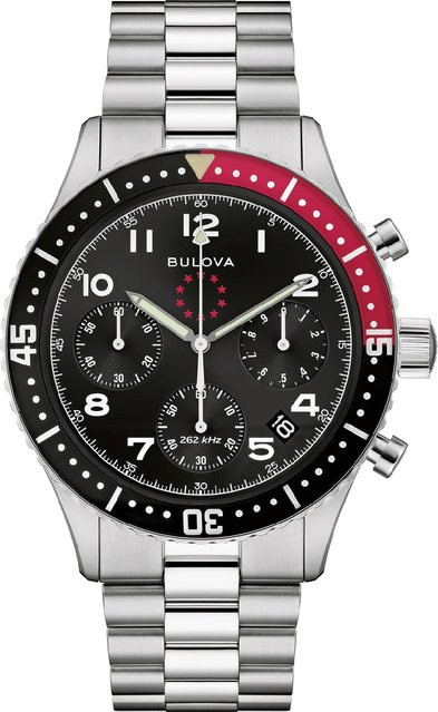Bulova Marine Star Chronograph, Quarz, Edelstahl, 43 mm, Herren - Bild 1