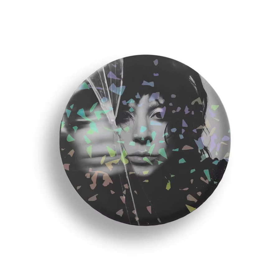 Singer L Lady Gaga Laser Badge, Broschen und Rucksack-Accessoires - Bild 5