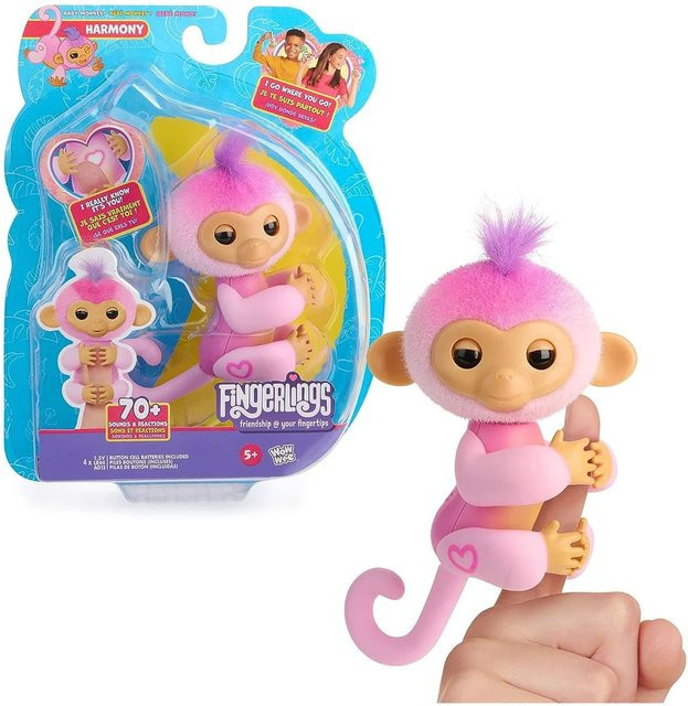 WowWee Fingerlings Harmony, Interaktives Baby-Äffchen, ab 5 Jahren - Bild 1