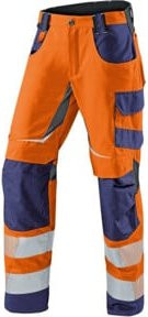Kübler Workwear Sommerhose REFLECTIQ PSA 2 in Warnorange/Dunkelblau, Größe 64 - Bild 1