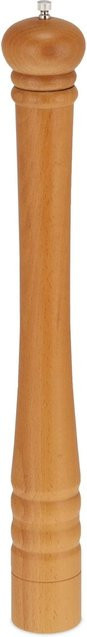Relaxdays Salz- und Pfeffermühle aus Holz und Keramik in Natur Braun, XXL, nachfüllbar, Höhe: 51,5 cm, Durchmesser: 6 cm - Bild 1