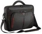 Targus Classic+ Clamshell Case Notebook-Tasche in Schwarz und Rot für 14,1 Zoll Notebooks - Bild 1