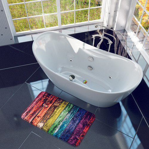 Sanilo Badteppich Rainbow, bunt, Polyester, B/B: 50 x 80 cm - Bild 3