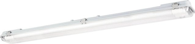 Eglo Feuchtraumleuchte Eco Tube-E 2-flammig Grau, IP65, B/H: 6 x 128,5 cm - Bild 1
