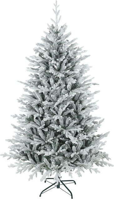 HOMCOM Weihnachtsbaum aus Kunststoff und Metall in Grün, H x B x T: 180 x 109 x 109 cm - Bild 1