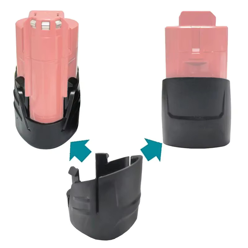 Milwaukee Ersatzteil Kunststoff Bottom Shell Fall Box für M12 12V Lithium-Ionen Batterie 48-11-2411 in Schwarz - Bild 4