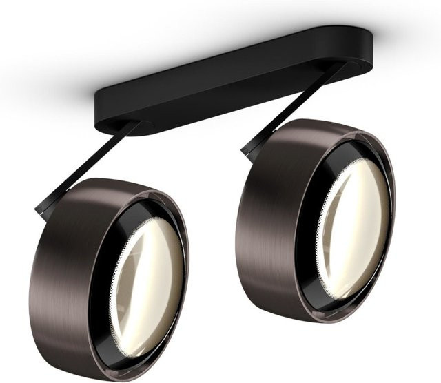 Occhio Più alto 3d doppio VOLT LED-Deckenstrahler in Schwarz matt mit warmweißem Licht (2700K) dimmbar und verstellbar - Bild 1