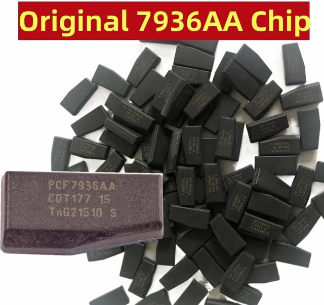 IWOWKEY Auto Schlüssel Transponder Chips PCF7936 ID46 in Schwarz - Bild 1