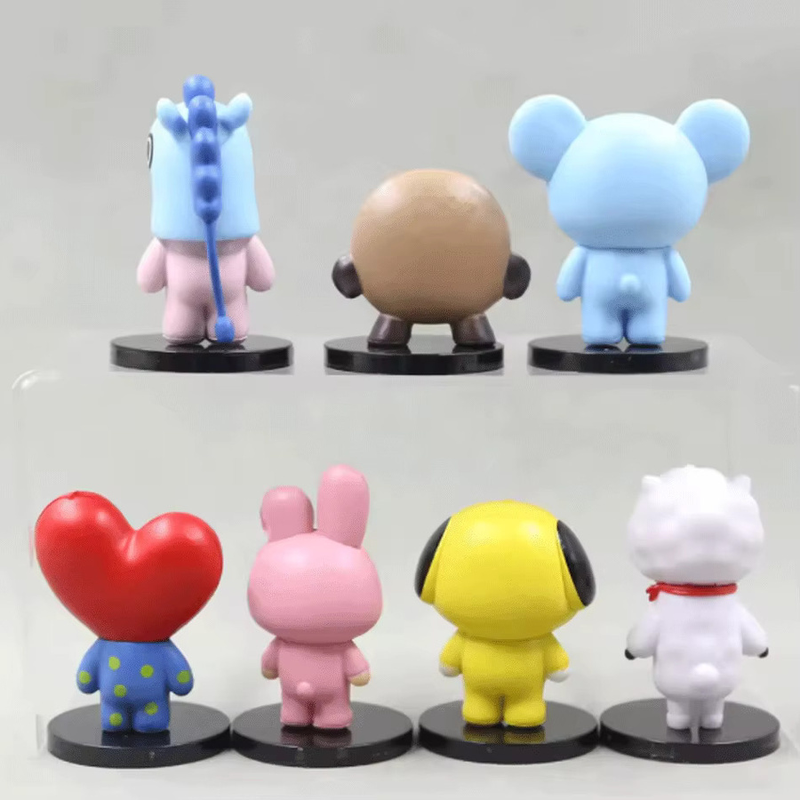 Bandai Tata Chimmy Action Figur, 7/14 stücke Set, bunt / mehrfarbig - Bild 5