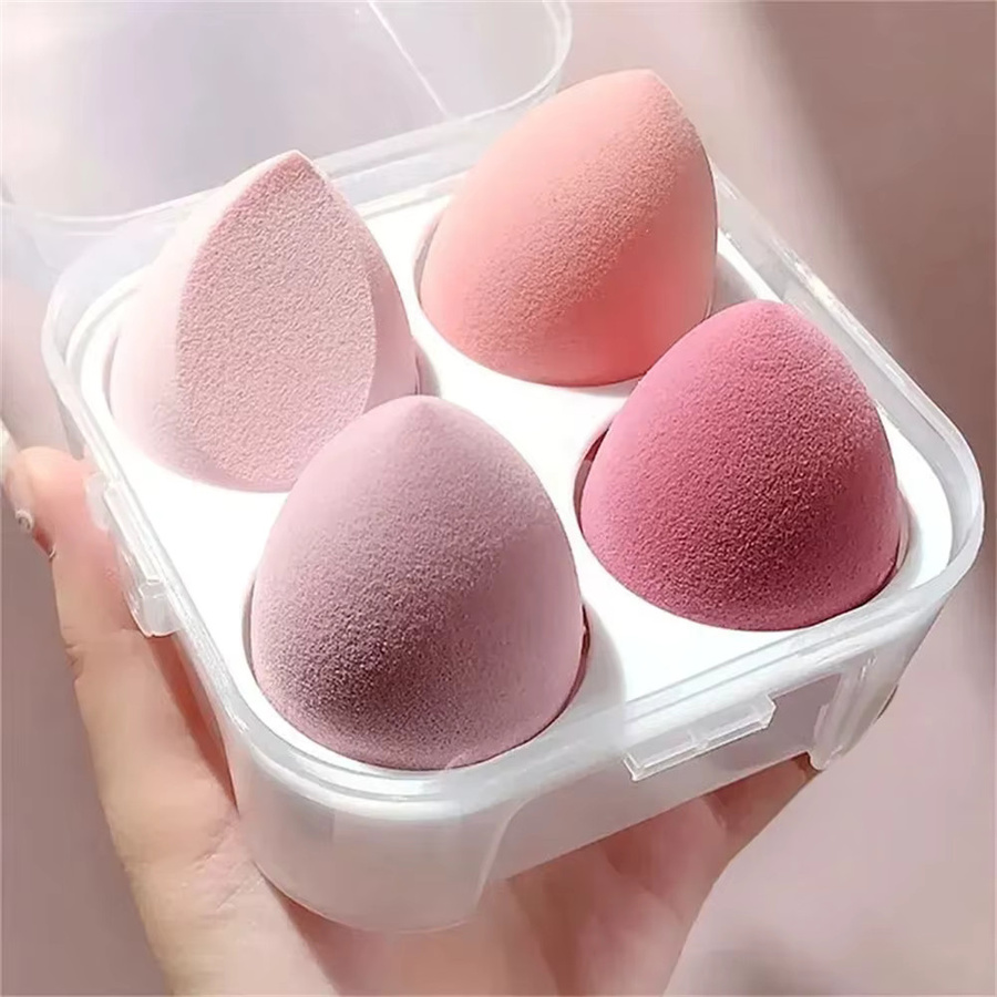 4er Set Make-up Schwämme, Pink, Damen - Bild 4