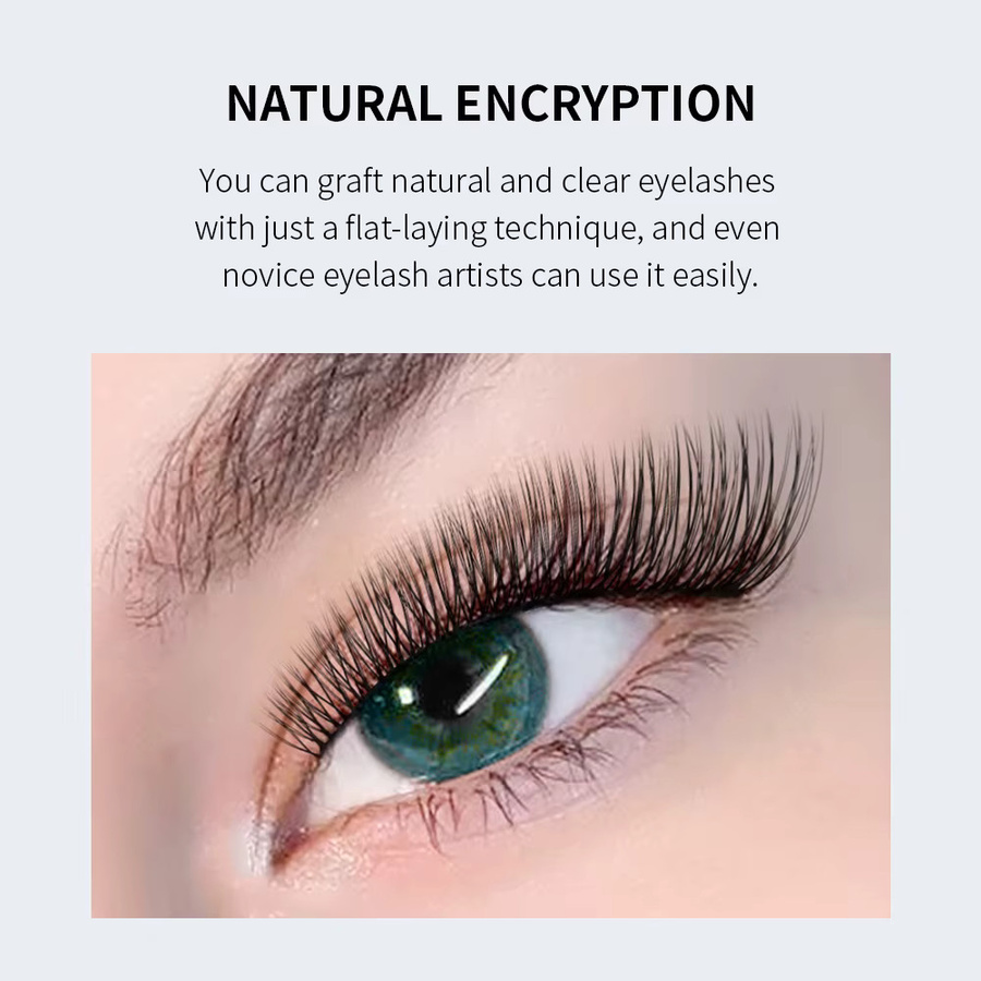 GLAMLASH Falsche Wimpern U-Form YY 3DW, Unisex - Bild 3