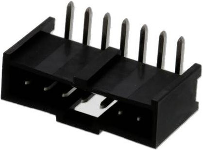 Molex Einbau-Stiftleiste Standard 7-polig in Schwarz - Bild 1