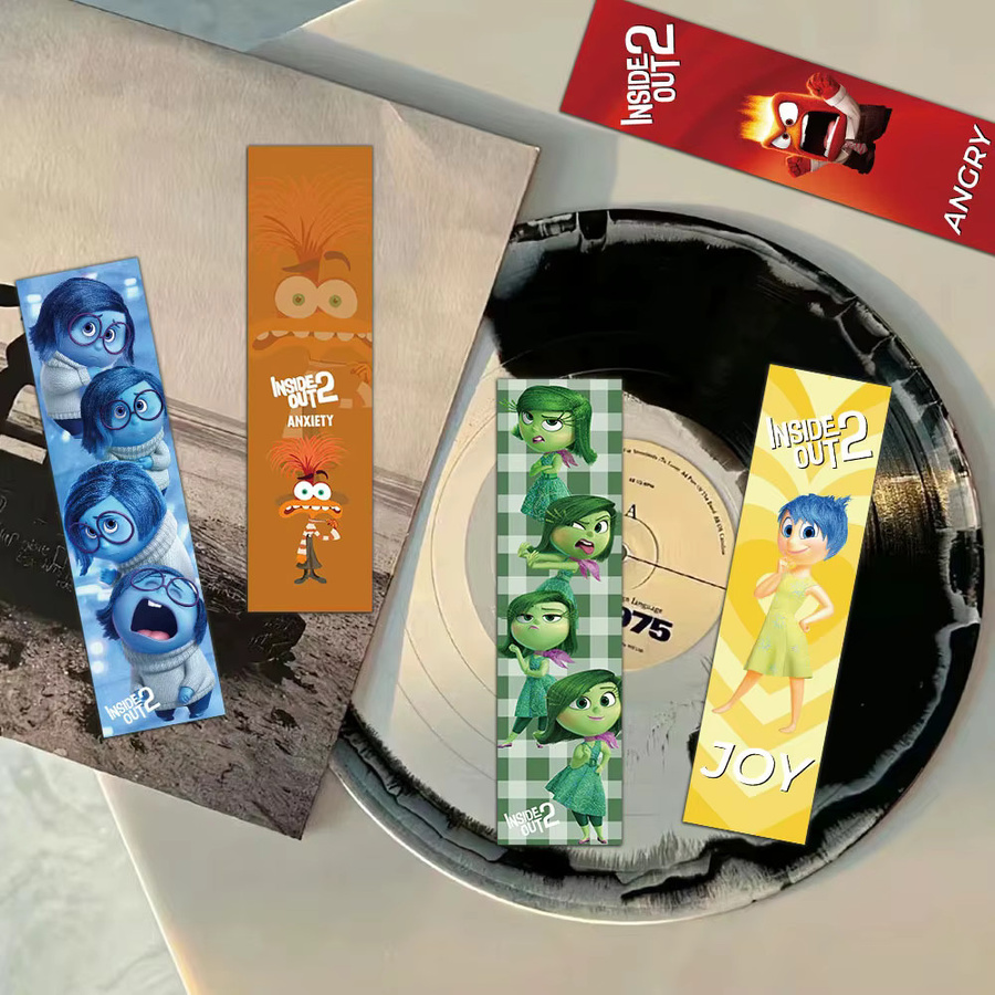 30 Stück Inside Out Lesezeichen im niedlichen Cartoon-Design, buntes Lesezubehör für Fans und Schule - Bild 2