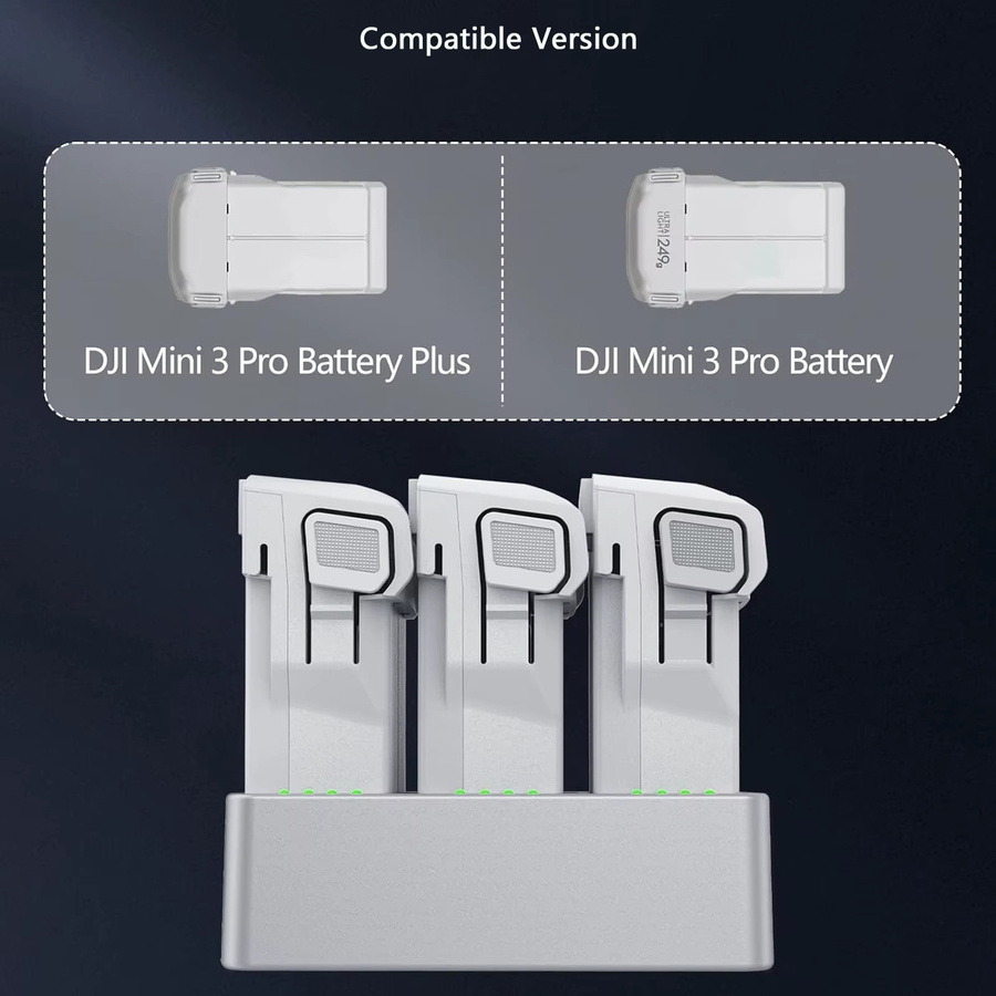 DJI Dreikanaliger Zwei-Wege-Lade-Hub für Mini 4 Pro und Mini 3 Pro Akkus - Bild 5