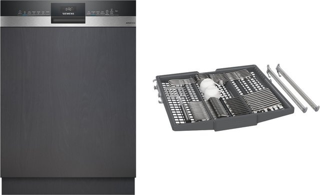 Siemens SN53ESS2UD Teilintegrierter Einbau-Geschirrspüler 60 cm in Anthrazit mit App-Steuerung und Aquastop - Bild 1